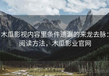 木瓜影视内容里条件遗漏的来龙去脉：阅读方法，木瓜影业官网