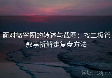 面对微密圈的转述与截图：按二极管叙事拆解走复盘方法