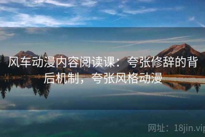 风车动漫内容阅读课：夸张修辞的背后机制，夸张风格动漫