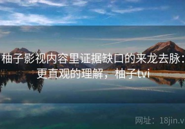 柚子影视内容里证据缺口的来龙去脉：更直观的理解，柚子tvi