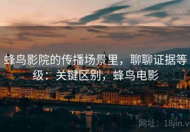蜂鸟影院的传播场景里，聊聊证据等级：关键区别，蜂鸟电影