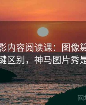 神马电影内容阅读课：图像篡改的关键区别，神马图片秀是