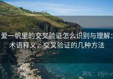 爱一帆里的交叉验证怎么识别与理解：术语释义，交叉验证的几种方法