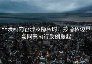 YY漫画内容涉及隐私时：按隐私边界与同意执行反例提醒