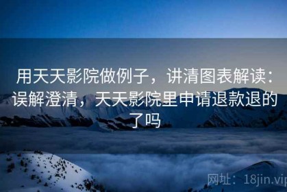 用天天影院做例子，讲清图表解读：误解澄清，天天影院里申请退款退的了吗
