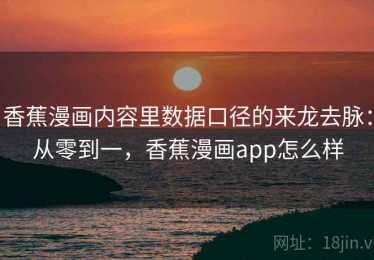 香蕉漫画内容里数据口径的来龙去脉：从零到一，香蕉漫画app怎么样