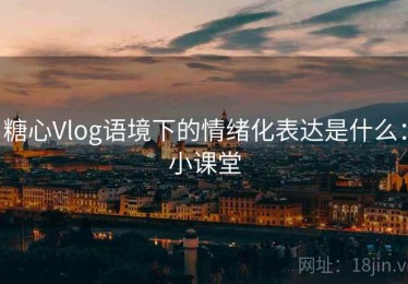 糖心Vlog语境下的情绪化表达是什么：小课堂