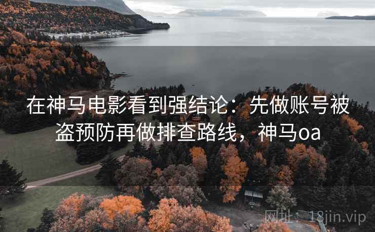 在神马电影看到强结论:先做账号被盗预防再做排查路线,神马oa 在神马电影看到强结论:先做账号被盗预防再做排查路线,神马oa