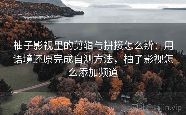 柚子影视里的剪辑与拼接怎么辨:用语境还原完成自测方法,柚子影视怎么添加频道 柚子影视里的剪辑与拼接怎么辨:用语境还原完成自测方法,柚子影视怎么添加频道