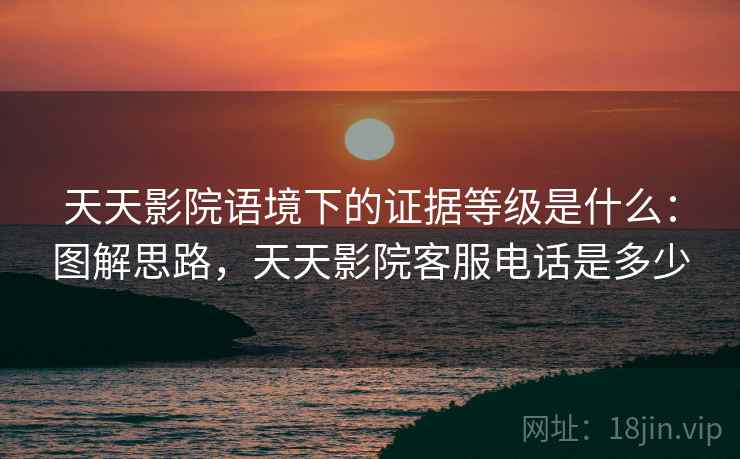 天天影院语境下的证据等级是什么：图解思路，天天影院客服电话是多少