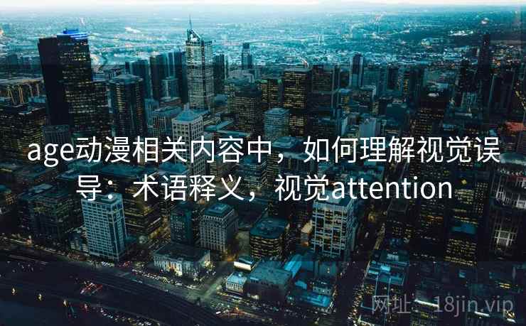 age动漫相关内容中，如何理解视觉误导：术语释义，视觉attention