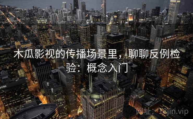 木瓜影视的传播场景里,聊聊反例检验:概念入门 木瓜影视的传播场景里,聊聊反例检验:概念入门