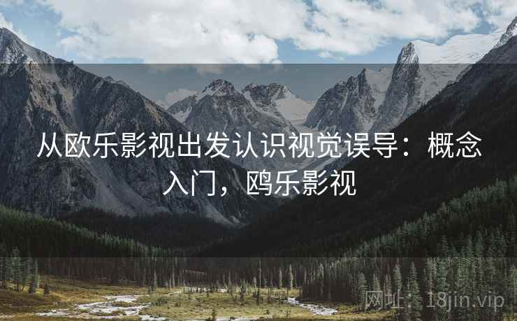 从欧乐影视出发认识视觉误导：概念入门，鸥乐影视