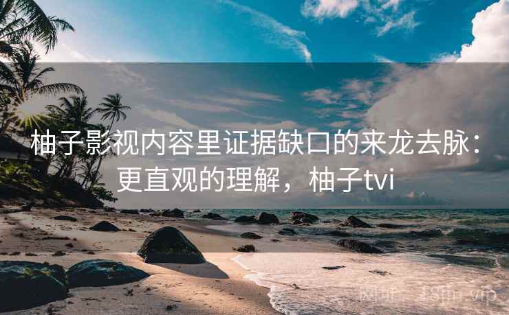 柚子影视内容里证据缺口的来龙去脉：更直观的理解，柚子tvi